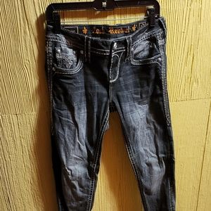 2 For $70 EUC Rock Revival Skinny Jeans